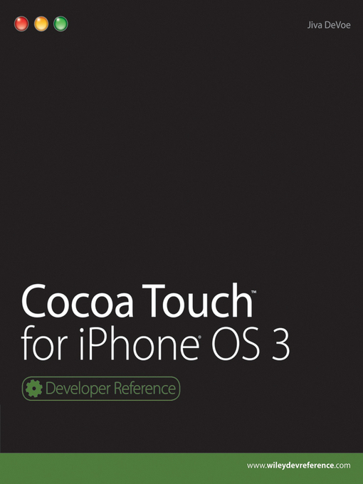 Title details for Cocoa Touch for iPhone OS 3 by Jiva DeVoe - Available